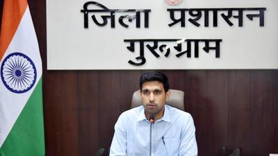 DC Yadav emphasised the importance of adhering to this directive to ensure that elections are conducted fairly and transparently (Parveen Kumar/HT Photo ) DC Yadav emphasised the importance of adhering to this directive to ensure that elections are conducted fairly and transparently (Parveen Kumar/HT Photo )