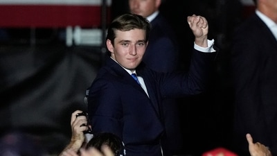 Details about Barron Trump's university which he will attend this fall remain private. (AP Photo/Marta Lavandier) (AP) Details about Barron Trump's university which he will attend this fall remain private. (AP Photo/Marta Lavandier) (AP)