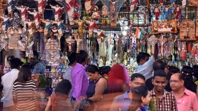 Mumbai, India - September 11, 2016: Devotees visit Mount Mary church on first day of the fair at Bandra in Mumbai, India, on Sunday, September 11, 2016. (Photo by Pratham Gokhale/ Hindustan Times) (Pratham Gokhale/HT PHOTO) Mumbai, India - September 11, 2016: Devotees visit Mount Mary church on first day of the fair at Bandra in Mumbai, India, on Sunday, September 11, 2016. (Photo by Pratham Gokhale/ Hindustan Times) (Pratham Gokhale/HT PHOTO)