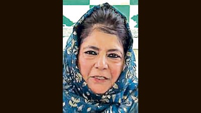 PDP president and former J&K chief minister Mehbooba Mufti who visited Abdul Haq Khan’s residence in Srinagar today said that he was a senior leader of the party who had disassociated from the party from some time due to current circumstances. “He (Khan) wasn’t feeling well, so I came to see him. Now he will again take part in party activities,” she said. (ANI File) PDP president and former J&K chief minister Mehbooba Mufti who visited Abdul Haq Khan’s residence in Srinagar today said that he was a senior leader of the party who had disassociated from the party from some time due to current circumstances. “He (Khan) wasn’t feeling well, so I came to see him. Now he will again take part in party activities,” she said. (ANI File)