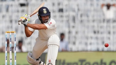 Karun Nair smashed 124* off 48 balls which included 13 fours and nine sixes in the Maharaja T20 Trophy Karun Nair smashed 124* off 48 balls which included 13 fours and nine sixes in the Maharaja T20 Trophy