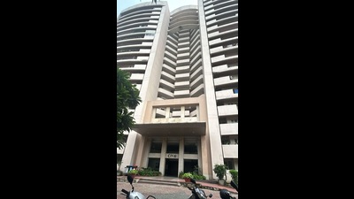 Tower C of Chintels Paradiso, which has been deemed unsafe by experts of CBRI, who conducted the structural audit of the building at Sector-109 near Dwarka Expressway, in Gurugram. (HT PHOTO) Tower C of Chintels Paradiso, which has been deemed unsafe by experts of CBRI, who conducted the structural audit of the building at Sector-109 near Dwarka Expressway, in Gurugram. (HT PHOTO)