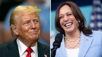 Donald Trump claims Kamala Harris turned down Fox News debate against him (Photo by BILL PUGLIANO / GETTY IMAGES NORTH AMERICA / Getty Images via AFP, photo by SAUL LOEB / AFP) Donald Trump claims Kamala Harris turned down Fox News debate against him (Photo by BILL PUGLIANO / GETTY IMAGES NORTH AMERICA / Getty Images via AFP, photo by SAUL LOEB / AFP)