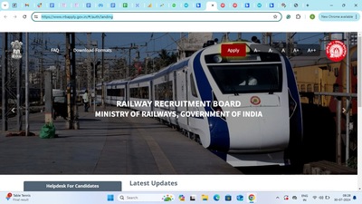 RRB Para Medical Recruitment 2024: Apply for 1376 Nursing Superintendent & other posts RRB Para Medical Recruitment 2024: Apply for 1376 Nursing Superintendent & other posts