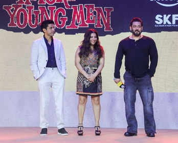 Farhan Akhtar, Zoya Akhtar, and Salman Khan are co-producers on Angry Young Men (PTI) Farhan Akhtar, Zoya Akhtar, and Salman Khan are co-producers on Angry Young Men (PTI)