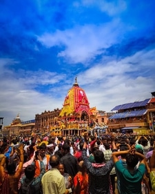 . For an Odia twist on Krishna Janmashtami, partake of the Chappan Bhog offering, where 56 varieties of food are presented to Shri Krishna at the Jagannath Temple (Source: Instagram) . For an Odia twist on Krishna Janmashtami, partake of the Chappan Bhog offering, where 56 varieties of food are presented to Shri Krishna at the Jagannath Temple (Source: Instagram)