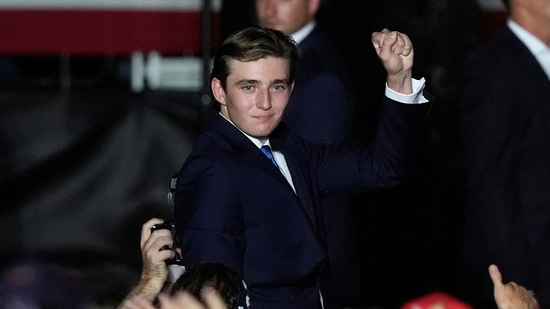 Details about Barron Trump's university, which he will attend in the fall, remain secret. (AP Photo/Marta Lavandier)(AP)