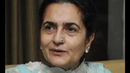 The resignation of Kiran Choudhry has been accepted by assembly speaker Gian Chand Gupta.