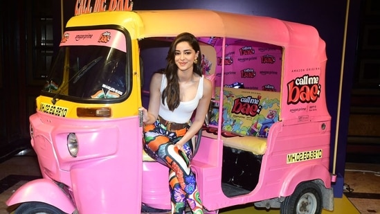 In Call Me Bae, Ananya plays the titular role of Bae aka Bella Chowdhary, who goes on riches to rags journey.(Varinder Chawla)