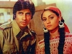 Amitabh Bachchan and Jaya Bachchan in a still from Zanjeer. Amitabh Bachchan and Jaya Bachchan in a still from Zanjeer.