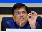 Union Commerce and Industry Minister Piyush Goyal is seen. Union Commerce and Industry Minister Piyush Goyal is seen.