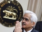 Reserve Bank of India (RBI) Governor Shaktikanta Das attends a news conference after a monetary policy review in Mumbai, India.(Reuters)