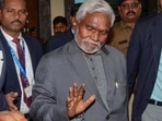 Jharkhand water resources minister and former chief minister Champai Soren. (File) Jharkhand water resources minister and former chief minister Champai Soren. (File)