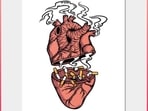 Cigarettes to heart attacks: Here's how smoking destroys your heart and what you can do to stop it (Photo by TeePublic) Cigarettes to heart attacks: Here's how smoking destroys your heart and what you can do to stop it (Photo by TeePublic)
