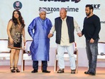 Javed Akhtar, Salim Khan, Salman Khan and Zoya Akhtar at the trailer launch of Angry Young Men in Mumbai (PTI Photo) (PTI08_13_2024_000220B) *** Local Caption *** (PTI) Javed Akhtar, Salim Khan, Salman Khan and Zoya Akhtar at the trailer launch of Angry Young Men in Mumbai (PTI Photo) (PTI08_13_2024_000220B) *** Local Caption *** (PTI)