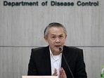 Thongchai Keeratihattayakorn, head of Thailand's Department of Disease Control, speaks during a press conference following the suspected first case of the new more dangerous strain of Mpox in Bangkok on August 21, 2024.(AFP) Thongchai Keeratihattayakorn, head of Thailand's Department of Disease Control, speaks during a press conference following the suspected first case of the new more dangerous strain of Mpox in Bangkok on August 21, 2024.(AFP)
