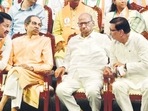 Shiv Sena (UBT) chief Uddhav Thackeray, NCP chief Sharad Pawar and state Congress president Nana Patole of the MVA. Representational Photo. (Bhushan Koyande/HT Photo) Shiv Sena (UBT) chief Uddhav Thackeray, NCP chief Sharad Pawar and state Congress president Nana Patole of the MVA. Representational Photo. (Bhushan Koyande/HT Photo)