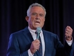 FILE PHOTO: Independent presidential candidate Robert F. Kennedy Jr. addresses the Libertarian Party's national convention in Washington, U.S., May 24, 2024.  REUTERS/Brian Snyder/File Photo