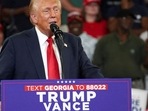 Donald  Trump hit out at New York Governor Kathy Hochul over her DNC address.