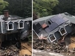 Connecticut home collapses, tossed into river by deadly storm in horrifying video (@BrittanyTVNews/X via Chris Hofmann) Connecticut home collapses, tossed into river by deadly storm in horrifying video (@BrittanyTVNews/X via Chris Hofmann)