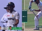 Pakistan captain Shan Masood was dismissed for six runs Pakistan captain Shan Masood was dismissed for six runs
