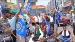Demonstrations, marches mark Bharat Bandh; normal life unaffected in U.P. Demonstrations, marches mark Bharat Bandh; normal life unaffected in U.P.