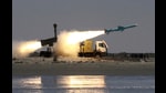 FILE - In this photo taken and released by the semiofficial Fars News Agency, a Noor missile is launched from the coast to the sea during Iranian naval maneuvers in the Oman Sea, near the port town of Bandar Jask, Iran on May 11, 2010. (Hossein Zohrevand/Fars News Agency, File) (AP) FILE - In this photo taken and released by the semiofficial Fars News Agency, a Noor missile is launched from the coast to the sea during Iranian naval maneuvers in the Oman Sea, near the port town of Bandar Jask, Iran on May 11, 2010. (Hossein Zohrevand/Fars News Agency, File) (AP)