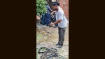 Officials say 30,000 connections checked in 40 raids till July , 313 cases of thefts and 498 incidents of meter tampering flagged. (HT Photo) Officials say 30,000 connections checked in 40 raids till July , 313 cases of thefts and 498 incidents of meter tampering flagged. (HT Photo)