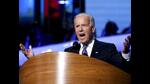 US president Joe Biden addresses the final session of the Democratic National Convention in Charlotte, North Carolina. Reuters/Eric Thayer