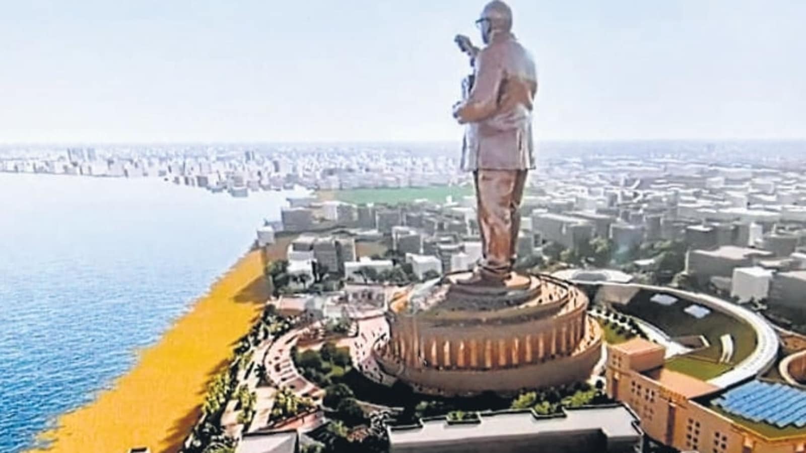 Fund crunch delays grand Ambedkar memorial in Dadar's Indu Mills