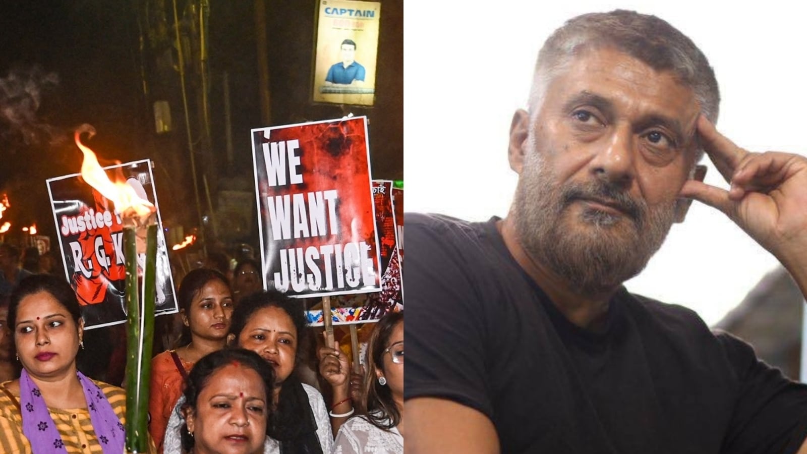 Kolkata rape-murder case | Vivek Agnihotri joins protest: Real change requires action, not just social media posts