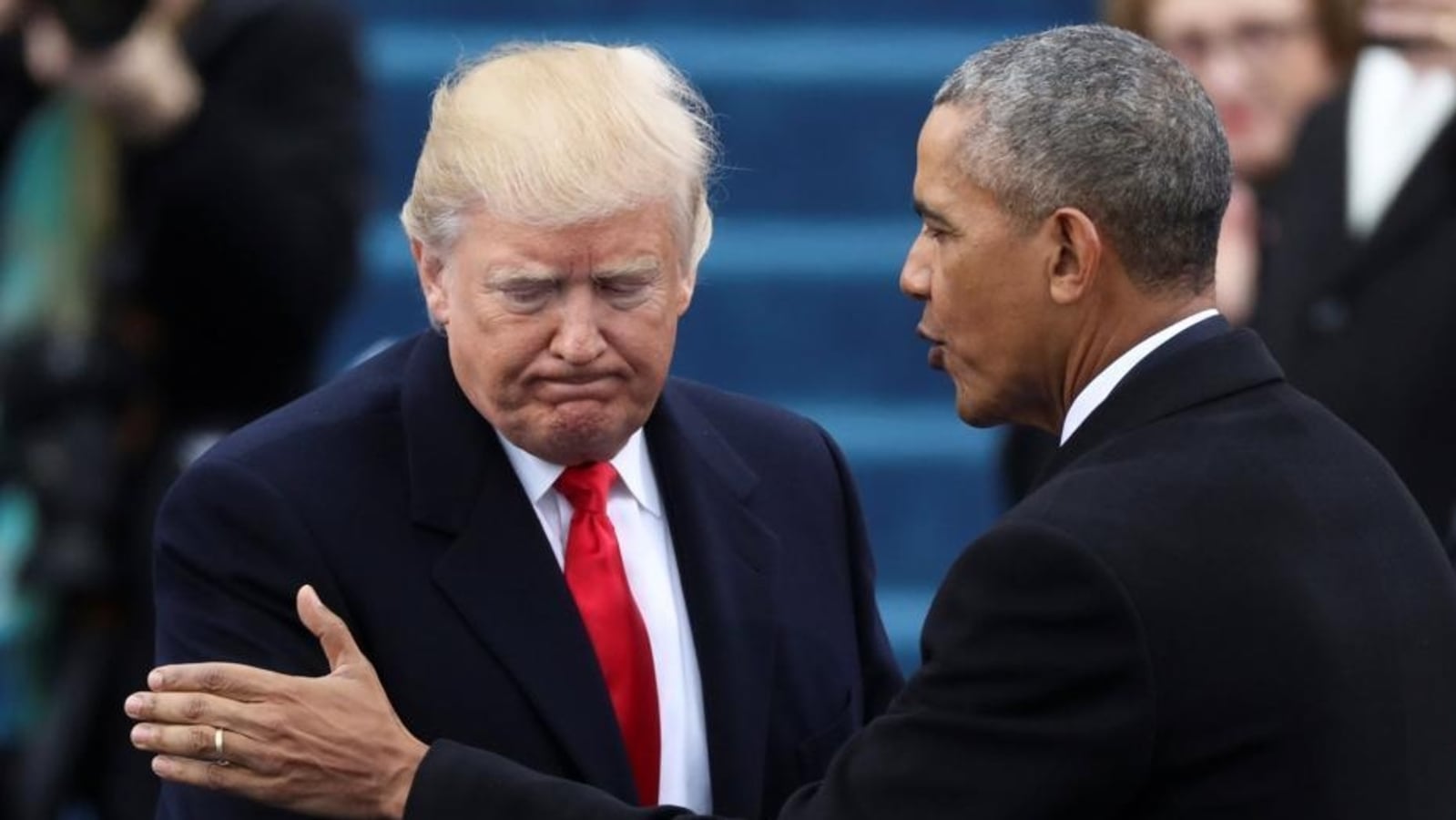 Trump fires back at Obama's DNC speeches after viral hand gesture: 'Should I get personal?'