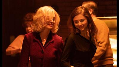 Anne Hathaway and Thomasin McKenzie in ‘Eileen’. (Film still) Anne Hathaway and Thomasin McKenzie in ‘Eileen’. (Film still)
