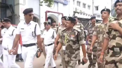 Central forces have been deployed at Kolkata’s RG Kar hospital on Supreme Court orders (Twitter Photo) Central forces have been deployed at Kolkata’s RG Kar hospital on Supreme Court orders (Twitter Photo)