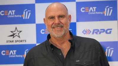 Matthew Hayden at the Ceat Cricket Rating Awards