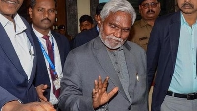 Jharkhand water resources minister and former chief minister Champai Soren. (File)