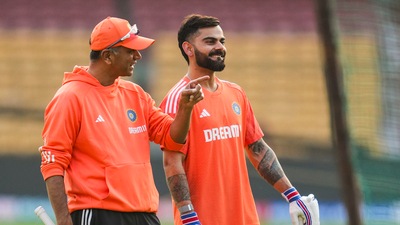 India's Virat Kohli with former Head Coach Rahul Dravid (PTI) India's Virat Kohli with former Head Coach Rahul Dravid (PTI)