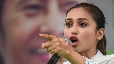 Actor and former TMC MP Mimi Chakraborty (File image) (PTI) Actor and former TMC MP Mimi Chakraborty (File image) (PTI)