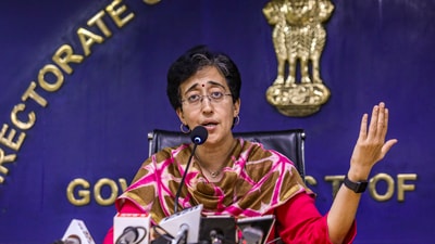 Delhi minister and AAP leader Atishi. (PTI) Delhi minister and AAP leader Atishi. (PTI)