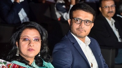 Kolkata: Former Indian captain and BCCI president Sourav Ganguly and wife Dona Ganguly. (file image) (PTI)