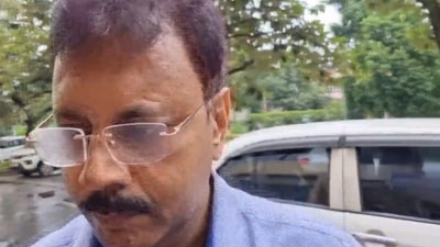 Kolkata doctor rape-murder: Former RG Kar Hospital principal Sandip Ghosh reaches CBI office to be questioned in the case. (PTI file photo) Kolkata doctor rape-murder: Former RG Kar Hospital principal Sandip Ghosh reaches CBI office to be questioned in the case. (PTI file photo)