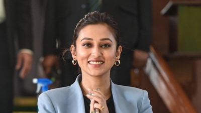 A file photo of Former TMC MP Mimi Chakraborty. (PTI) A file photo of Former TMC MP Mimi Chakraborty. (PTI)
