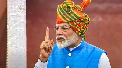Prime Minister Narendra Modi addressed the nation from the Red Fort in New Delhi on 78th Independence Day (PTI Photo) Prime Minister Narendra Modi addressed the nation from the Red Fort in New Delhi on 78th Independence Day (PTI Photo)