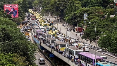 Key roads, including Cubbon Pete Main Road and Bannappa Park Road, will be restricted for 30 days, with detailed alternate route suggestions provided to help manage the expected traffic disruptions. (ANI photo) Key roads, including Cubbon Pete Main Road and Bannappa Park Road, will be restricted for 30 days, with detailed alternate route suggestions provided to help manage the expected traffic disruptions. (ANI photo)