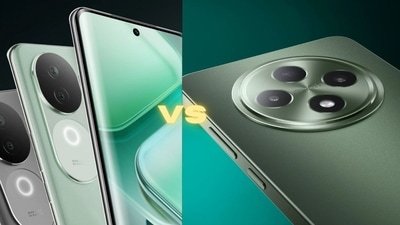 iQOO Z9s (left), OPPO F27(right). (iQOO, OPPO) iQOO Z9s (left), OPPO F27(right). (iQOO, OPPO)