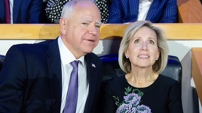 Tim Walz's wife Gwen Walz spoke to NY Times and mentioned how a neighbor understood their situation, saying, “she was a nurse and helped me with the shots I needed as part of the I.U.I. process.” (Getty Images) Tim Walz's wife Gwen Walz spoke to NY Times and mentioned how a neighbor understood their situation, saying, “she was a nurse and helped me with the shots I needed as part of the I.U.I. process.” (Getty Images)