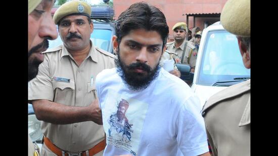 The Punjab and Haryana high court on Wednesday issued a notice to the Rajasthan government in a suo motu proceedings into interviews of jailed gangster Lawrence Bishnoi conducted by a private news channel in 2023. (HT File) The Punjab and Haryana high court on Wednesday issued a notice to the Rajasthan government in a suo motu proceedings into interviews of jailed gangster Lawrence Bishnoi conducted by a private news channel in 2023. (HT File)
