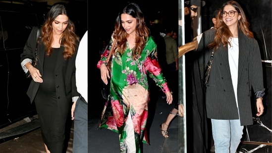 Deepika Padukone stuns in sleek and sophisticated maternity looks.