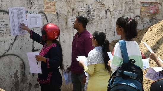 On day 2 (August 22), Social Work, Home Science, Music, French (French Version), Adult Education/Continuing Education/Andragogy/Non-Formal Education, Indian Culture, Buddhist; Jaina; Gandhian and Peace Studies, Archaeology, and Computer Science and Applications papers will be held in the first shift. Public Administration and Education papers will take place in the second shift.(Photo by Santosh Kumar)