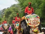 Karnataka's famous Dasara festivities begin with 'Gajapayan' of 9 elephants to Mysuru